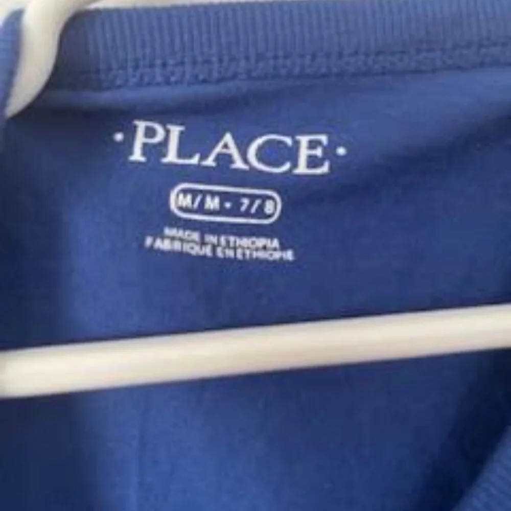 The Children’s Place Boys Long Sleeve Ninja Graphic Tee – Blue (Size M 7/8)